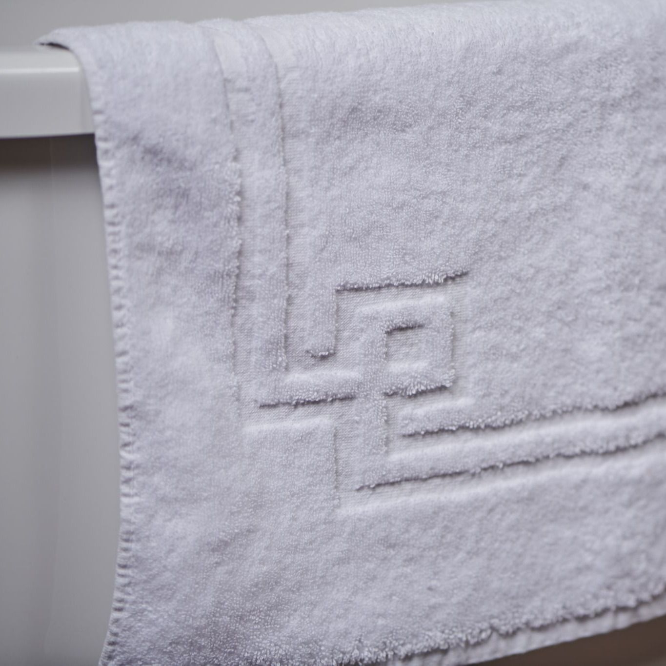 Towels with Decorative Dobby Border | Eden Textile