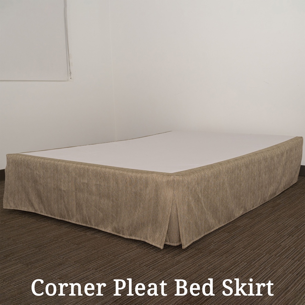 Corner Pleat Bed Skirt
