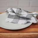 Retreat Dish Towels Checkered Gray Dishcloth